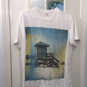 Gap Men's T Shirt Graphic Tee Lifeguard Size M